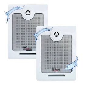 5 CORE Outdoor Speakers Stereo in Wall Speaker Pair 500W Peak Passive Mount Wired Waterproof Patio House Garage Indoor Exterior Audio System Bocinas p