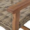 HAMPTON WOOD + WICKER CLUB CHAIR