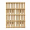 Outsunny 4 Box Raised Garden Bed with Trellis for Vine Flowers & Climbing Plants, 31.5" Tall Wall-Mounted Wood Planter Box Set with Adjustable Height,