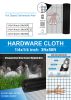 36 inch√ó50 ft Black Vinyl Coated Hardware Cloth 19 Gauge 1/4 inch Black PVC Hardware Cloth, Black Welded Wire Fence Supports Poultry-Netting Cage-Hom