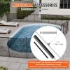 VEVOR Pool Fence, 4 x 48 FT Pool Fences for Inground Pools, Removable Child Safety Pool Fencing, Easy DIY Installation Swimming Pool Fence, 340gms Tes