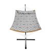 VEVOR Two Person Hammock with Stand Included, Double Hammock with Curved Spreader Bar and Detachable Pillow and Portable Carrying Bag, Perfect for Out