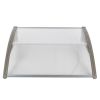 HT-100 x 96cm Household Application Door & Window Rain Cover Eaves Gray Holder