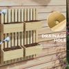 Outsunny 4 Box Raised Garden Bed with Trellis for Vine Flowers & Climbing Plants, 31.5" Tall Wall-Mounted Wood Planter Box Set with Adjustable Height,