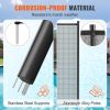 VEVOR Pool Fence, 4 x 48 FT Pool Fences for Inground Pools, Removable Child Safety Pool Fencing, Easy DIY Installation Swimming Pool Fence, 340gms Tes