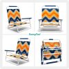 Sunnyfeel Beach Chair, Foldable Camping Chair Beach Chair,Lightweight Low Easy-to-Store & Use Portable Folding Chair with Handy Handle for Camp/Lawn/O