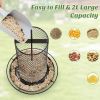 Outdoor Metal Hanging Wild Bird Feeder